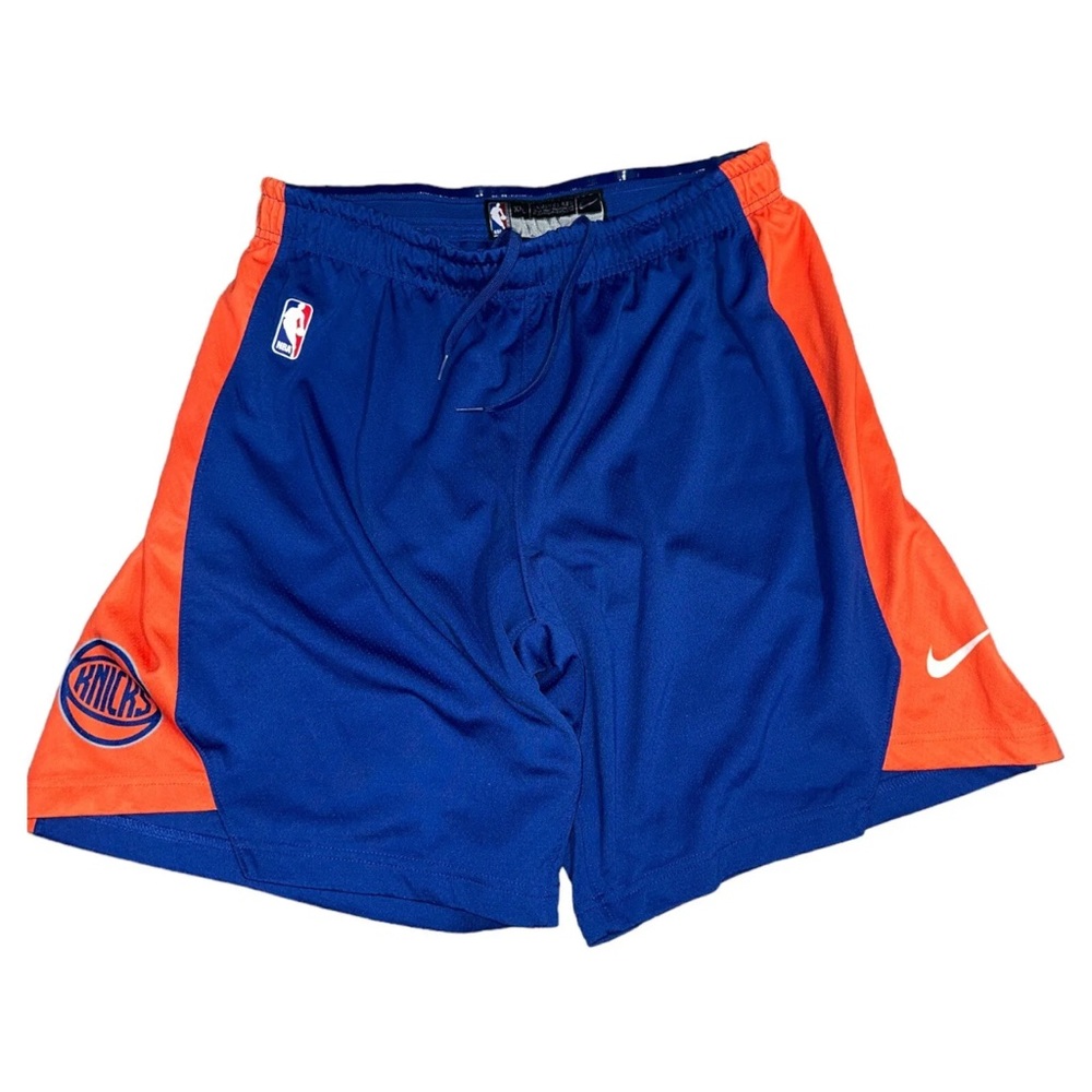 Men’s Nike NBA New York Knicks Team Practice Shorts with Swoosh Logo, Size L. - Picture 2 of 16